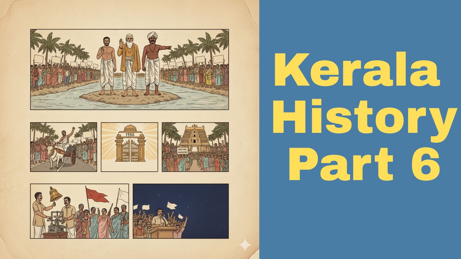 കേരളം ചരിത്രം (Part 6) - കേരള സംസ്ഥാന രൂപീകരണം