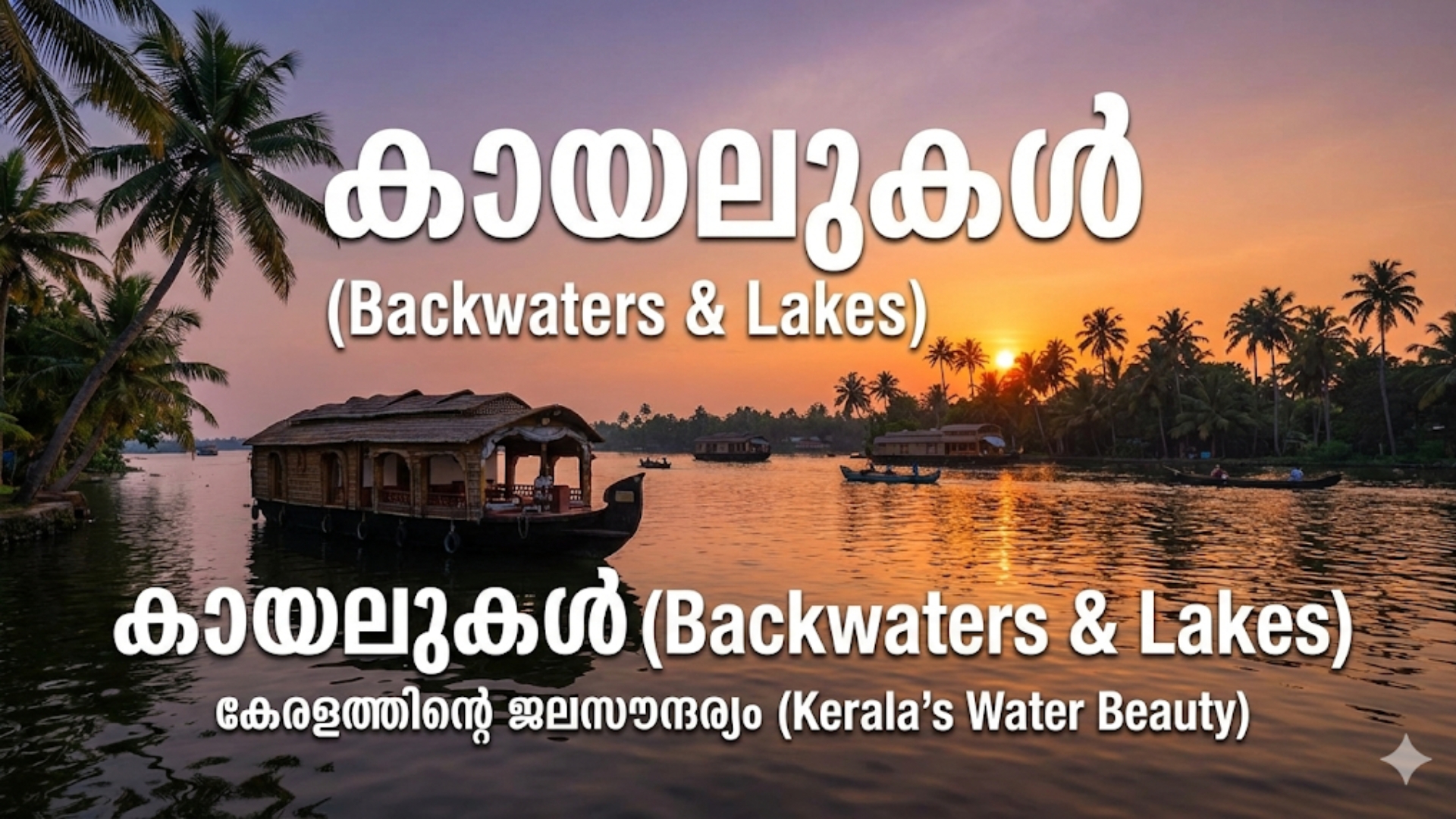 കേരള ഭൂമിശാസ്ത്രം (Kerala Geography) - Part 4 - കേരളത്തിലെ കായലുകൾ (Backwaters & Lakes of Kerala)