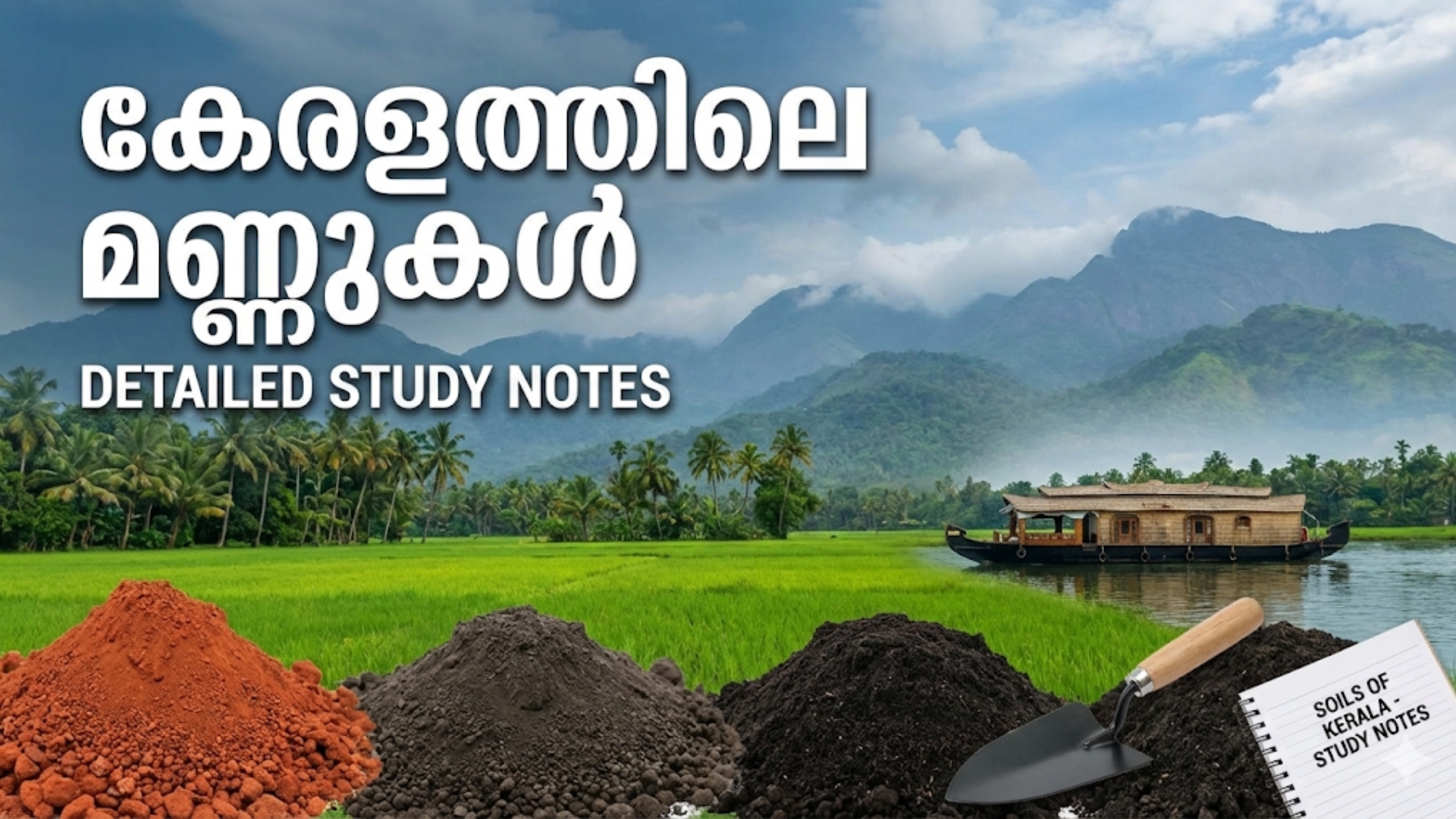 കേരള ഭൂമിശാസ്ത്രം (Kerala Geography) - Part 6 - മണ്ണ് (Soils)