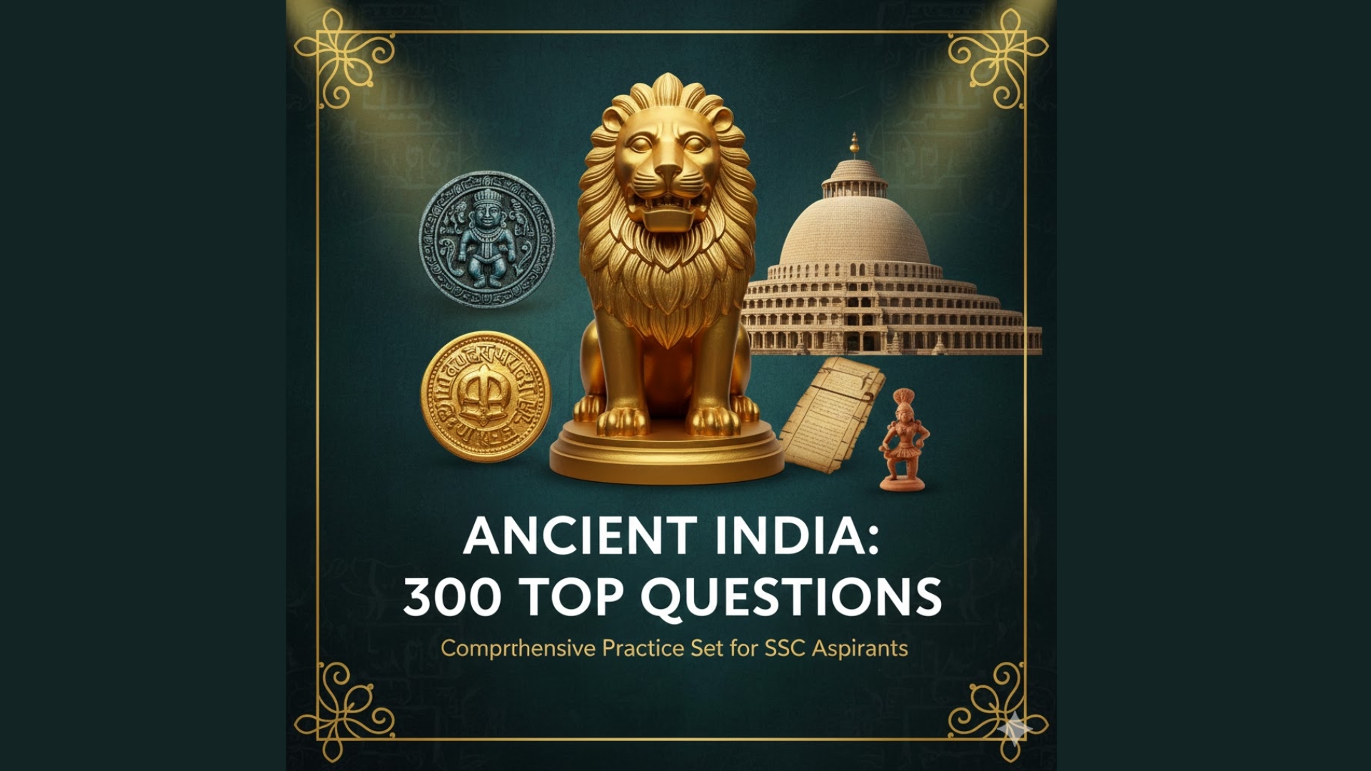 300 Questions from Ancient Indian History: SSC Practice Set