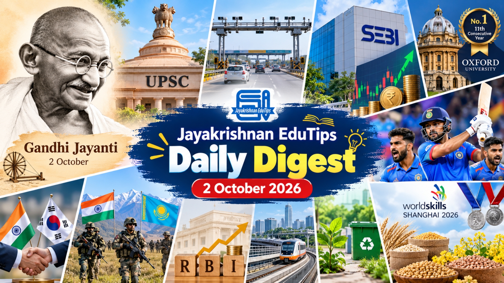 EduTips Daily CA Bullet Points (02-October-2026)