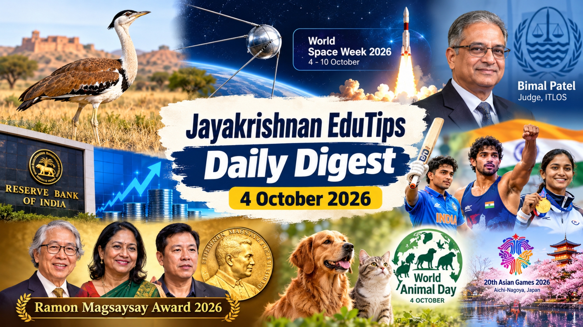 EduTips Daily CA Bullet Points (04-October-2026)