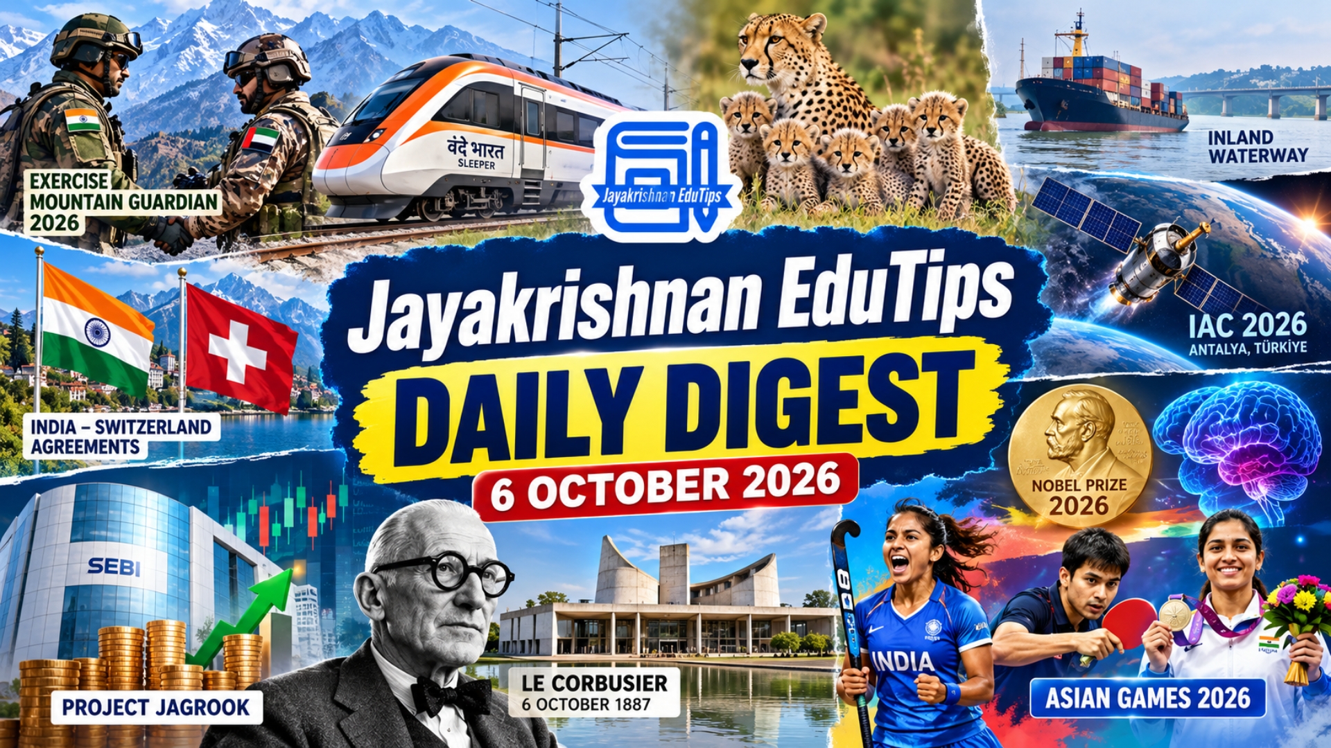 EduTips Daily CA Bullet Points (06-October-2026)