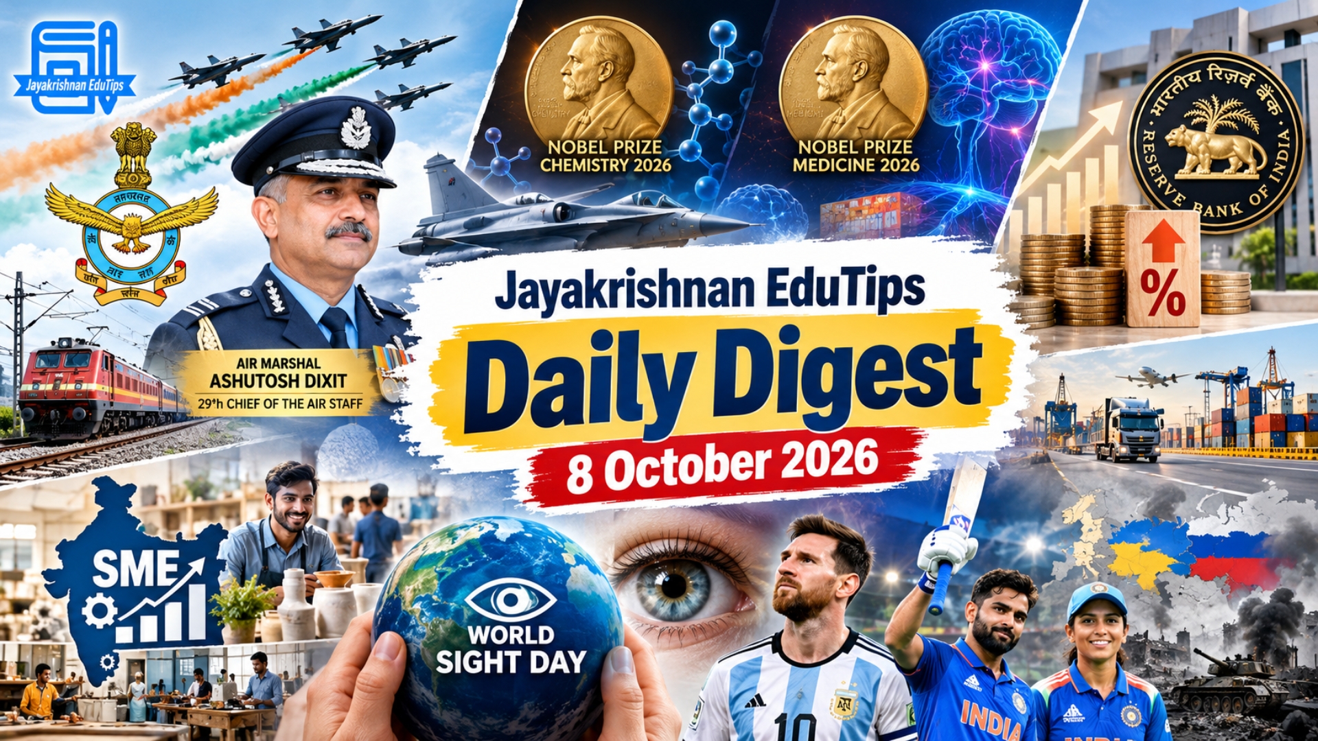 EduTips Daily CA Bullet Points (08-October-2026)