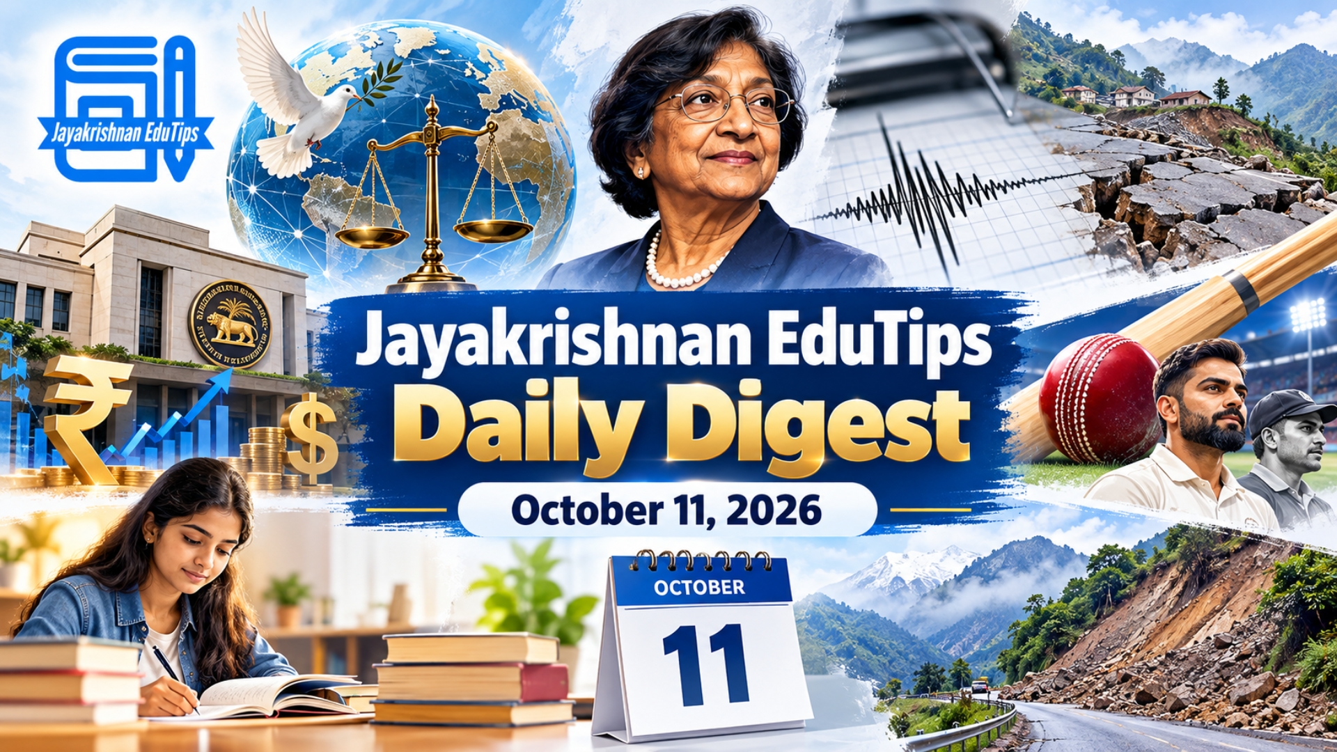 EduTips Daily CA Bullet Points (11-October-2026)