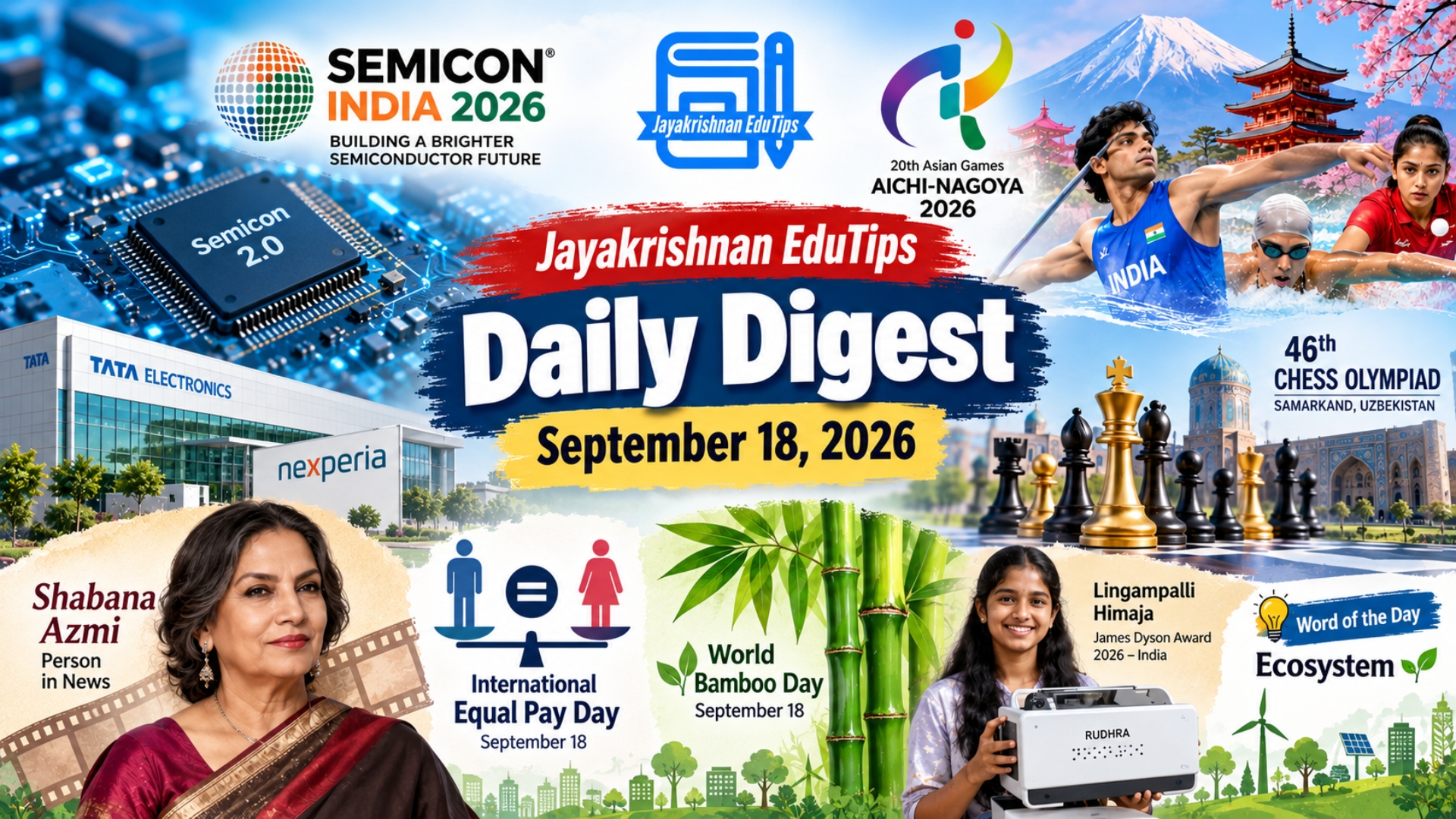 EduTips Daily CA Bullet Points (18-September-2026)