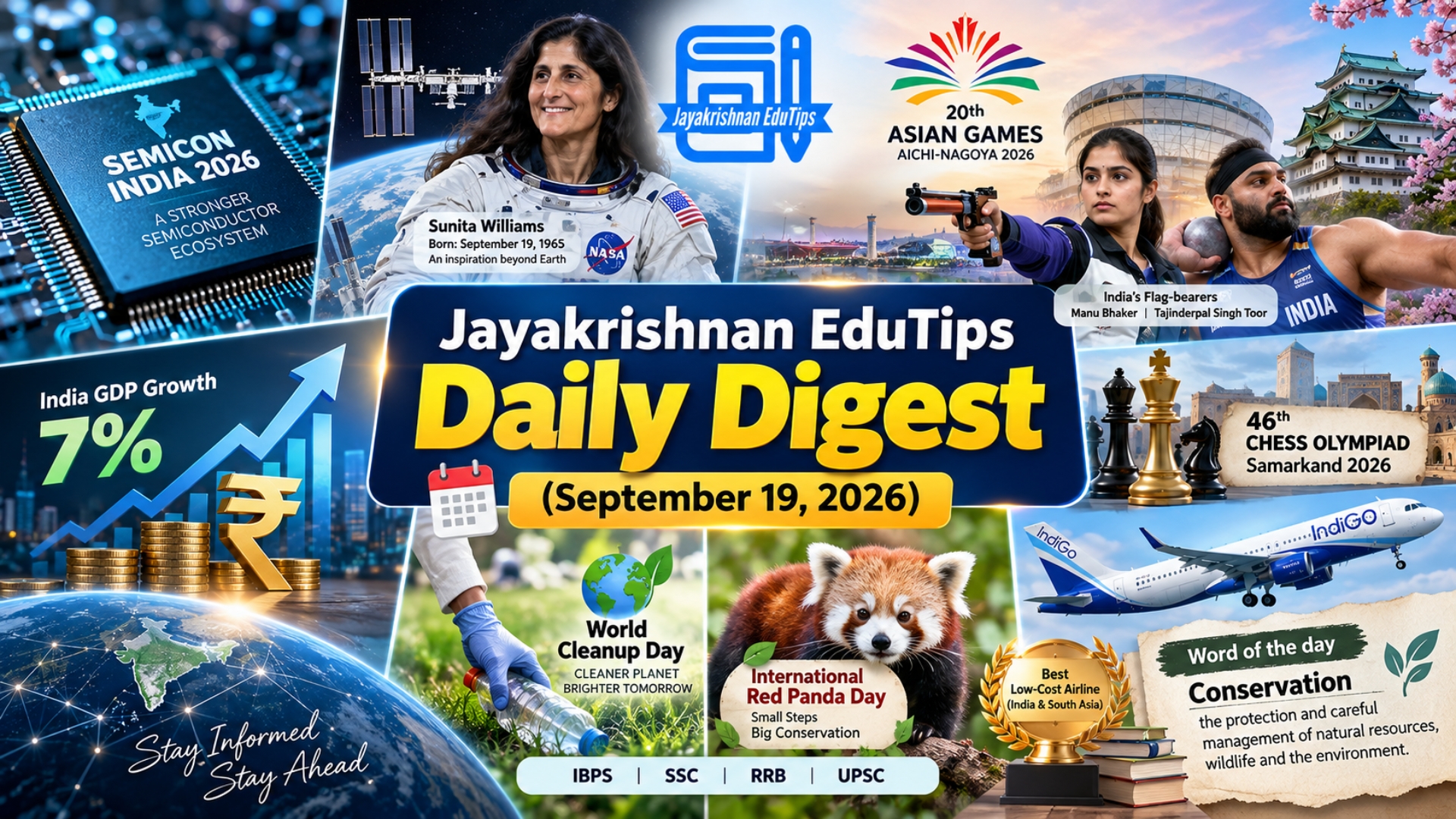 EduTips Daily CA Bullet Points (19-September-2026)