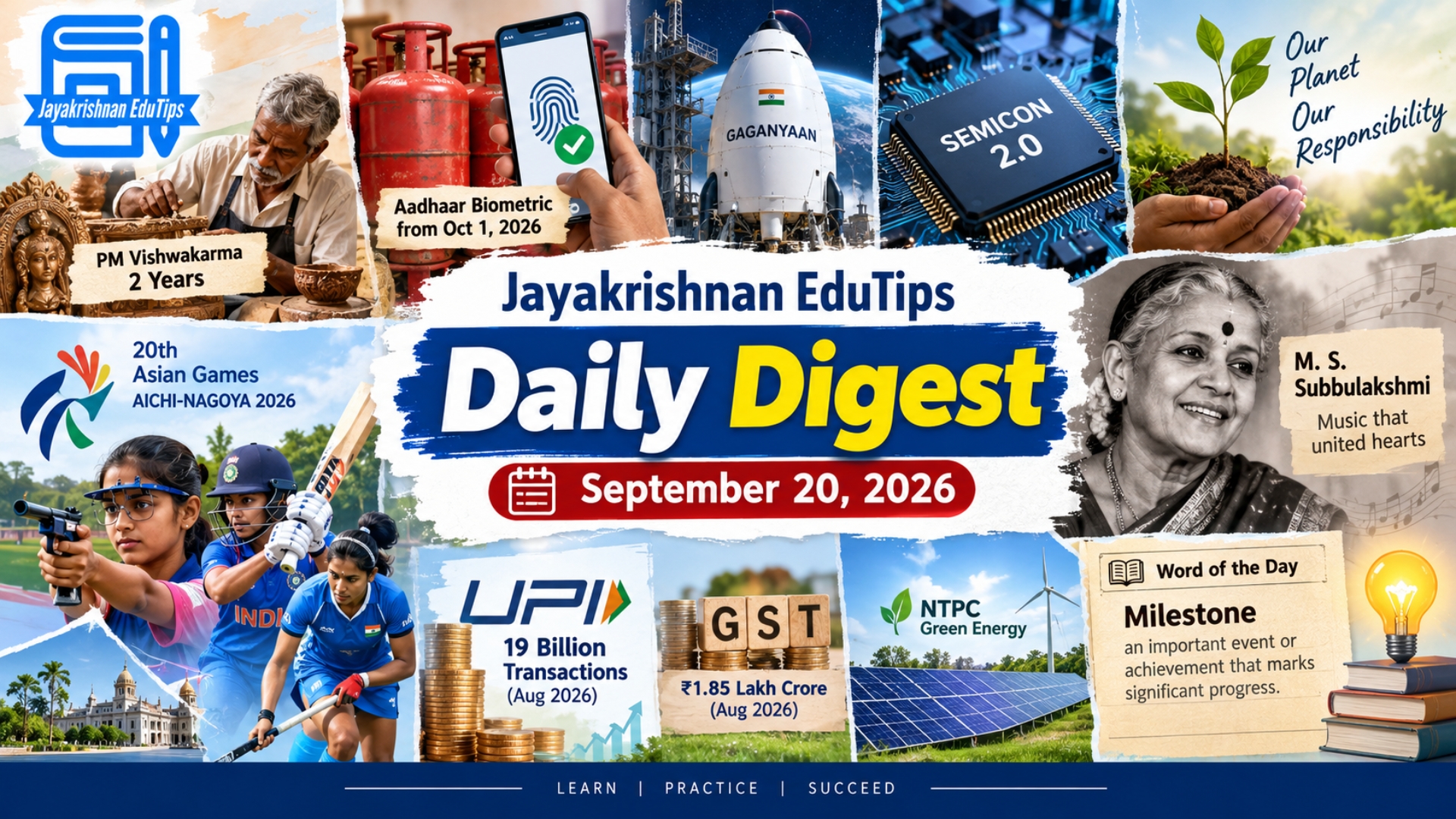 EduTips Daily CA Bullet Points (20-September-2026)