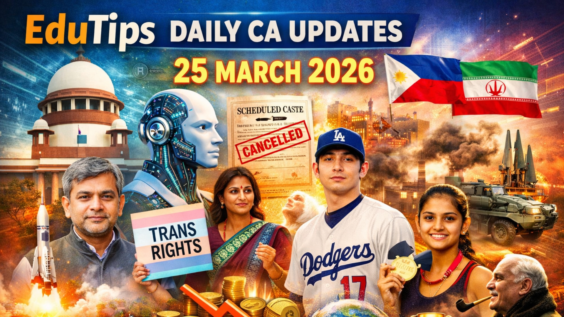 EduTips Daily CA Bullet Points (25 March 2026)