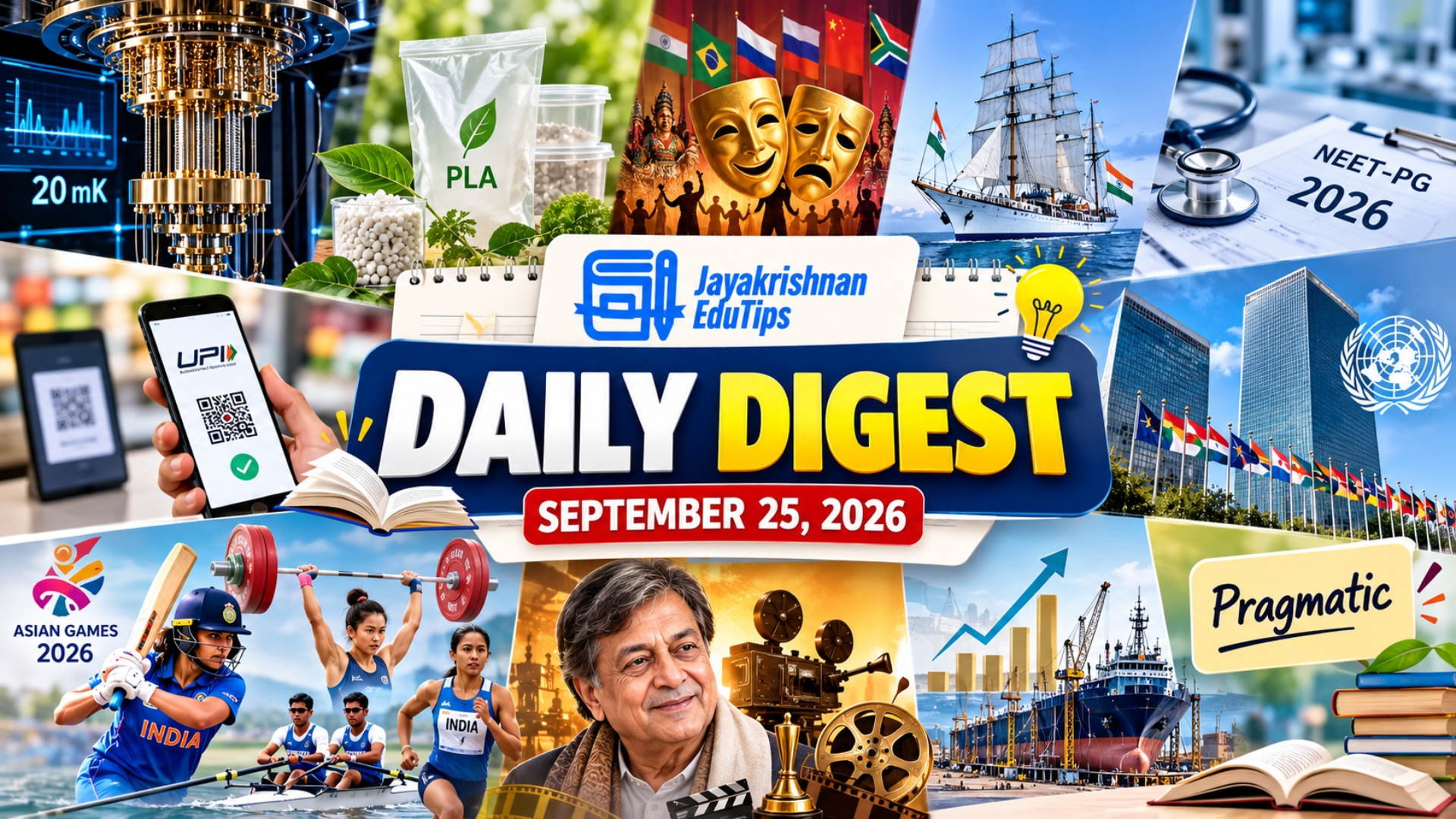 EduTips Daily CA Bullet Points (25-September-2026)