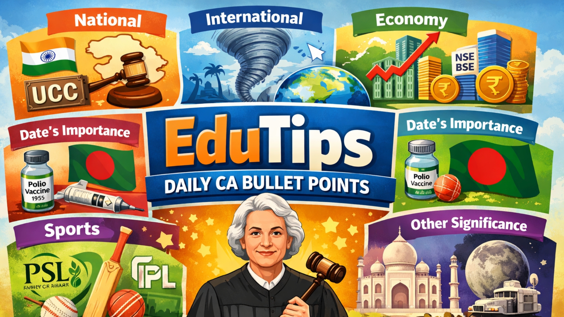 EduTips Daily CA Bullet Points (26 March 2026)