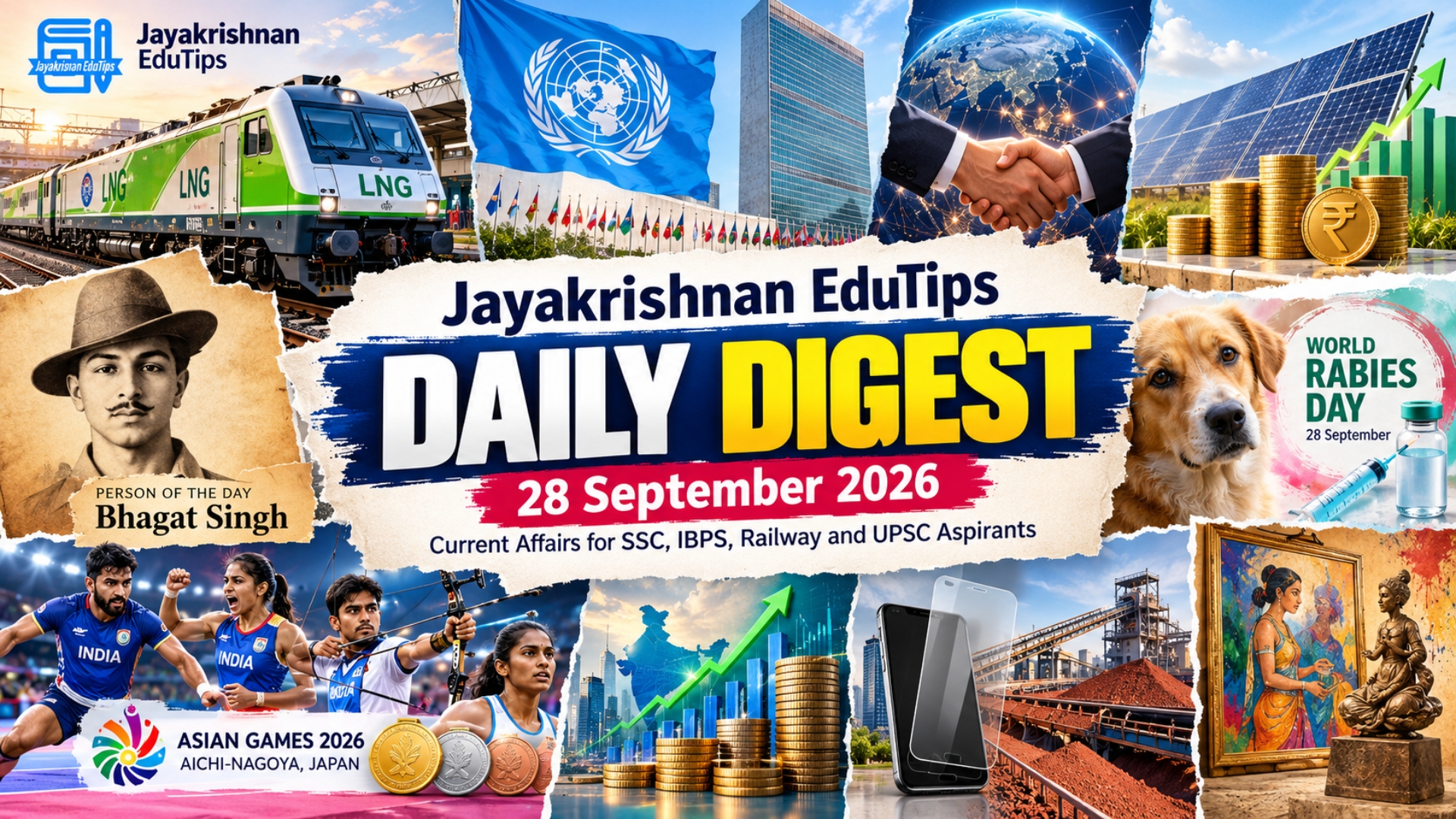 EduTips Daily CA Bullet Points (28-September-2026)