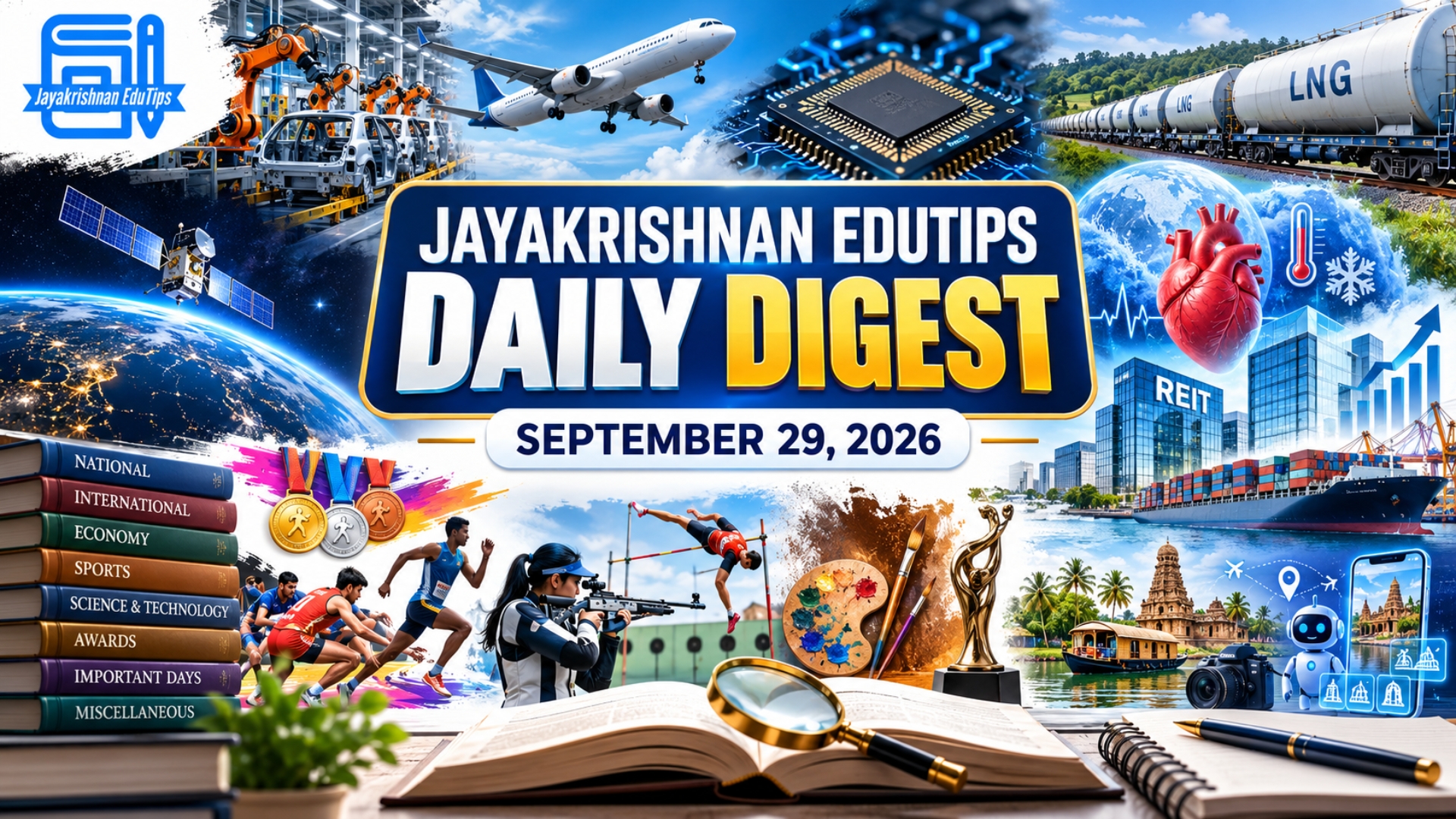 EduTips Daily CA Bullet Points (29-September-2026)