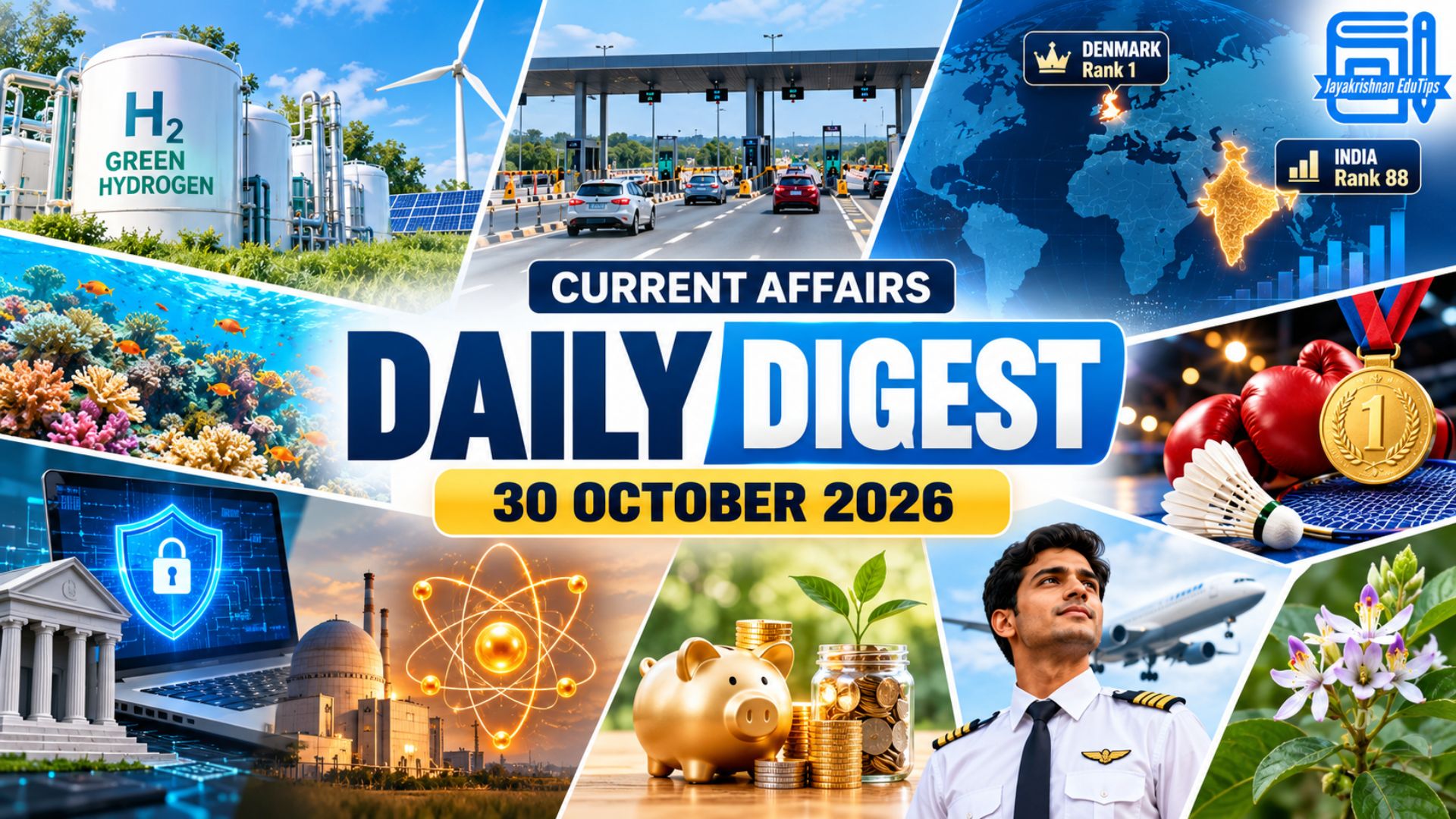 EduTips Daily CA Bullet Points (30-October-2026)