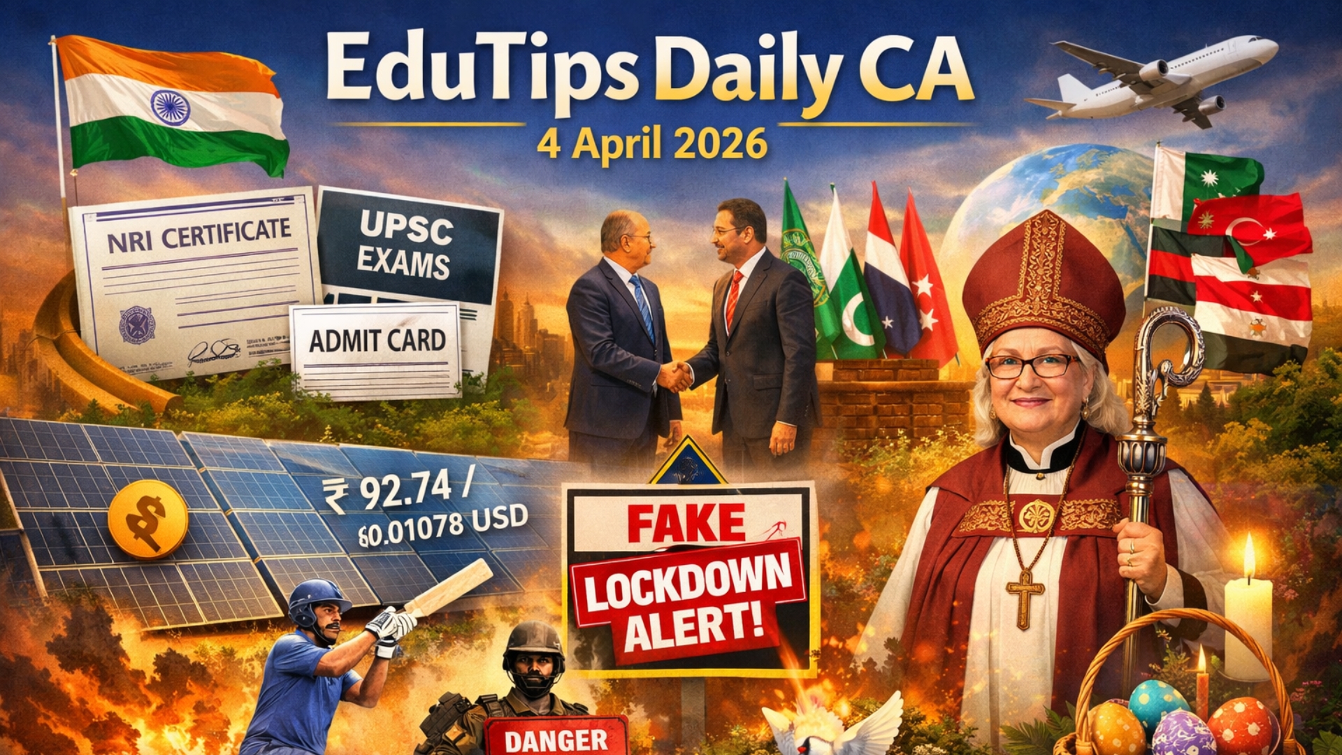 EduTips Daily CA Bullet Points (4 April 2026)